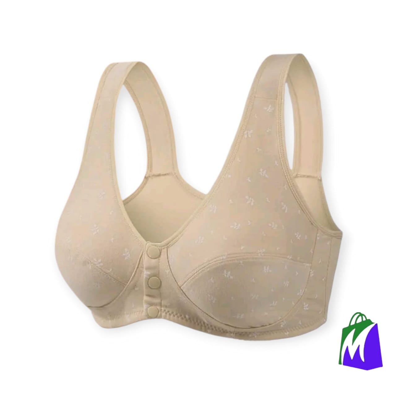 3 Front Button Nursing/Breast Feeding Bra